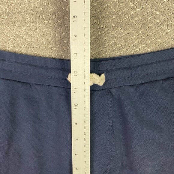 Flint And Tinder Sweat Shorts Men's Large French Terry Navy Blue Gym Drawstring - Picture 10 of 13